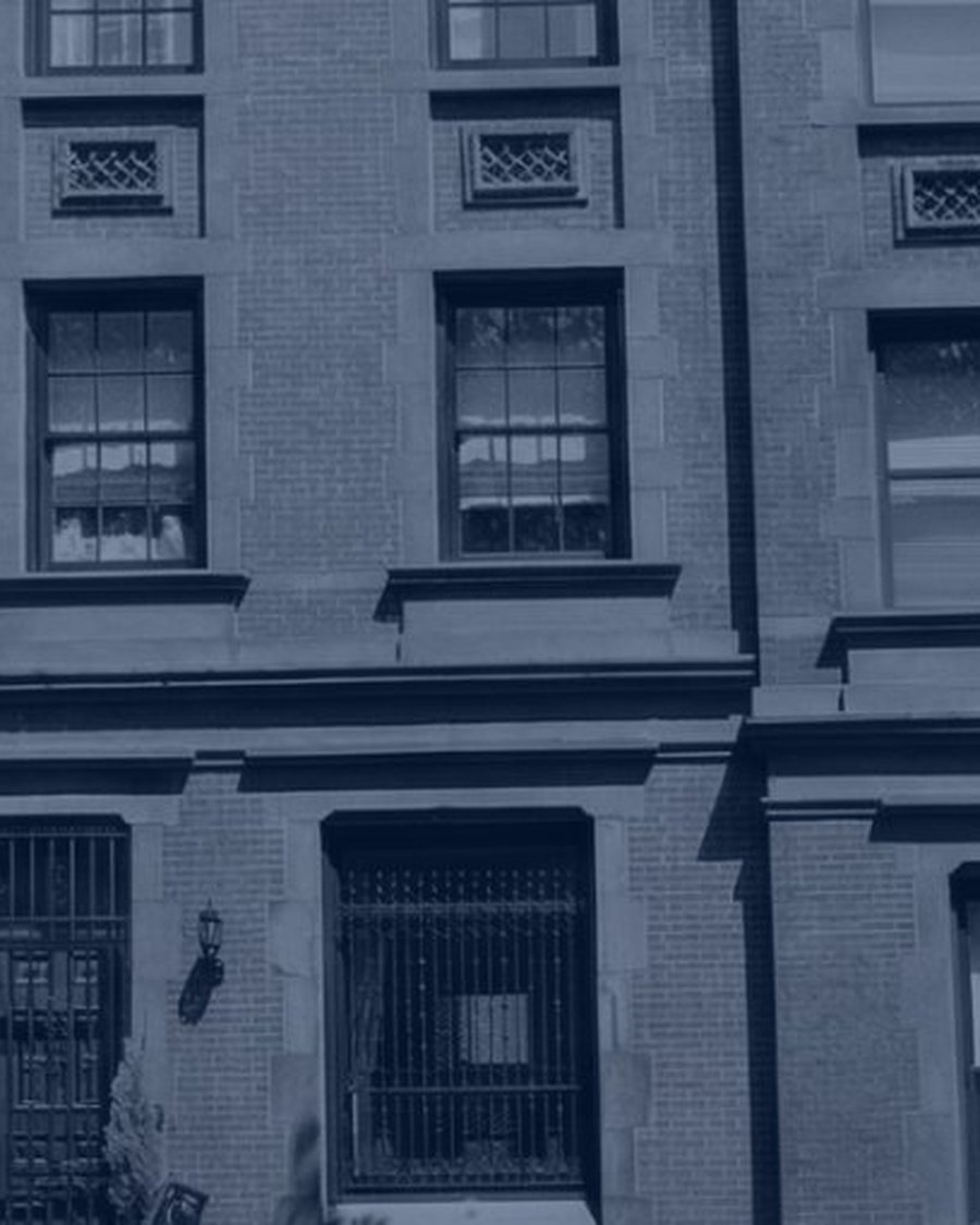 Madison Avenue brownstone row